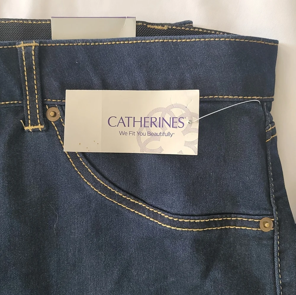 Catherine's Jeans Straight Leg Denim 5X